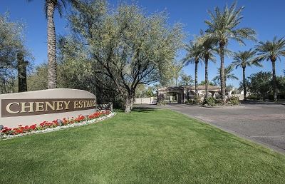 Cheney Estates entrance - paradise valley gated communities